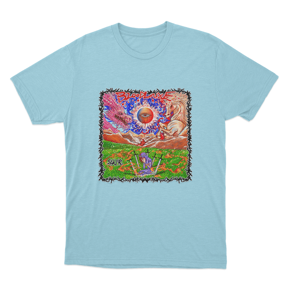 Half blood Cover Unisex T Shirt Sky Blue Half blood Cover Unisex T Shirt Sky Blue
