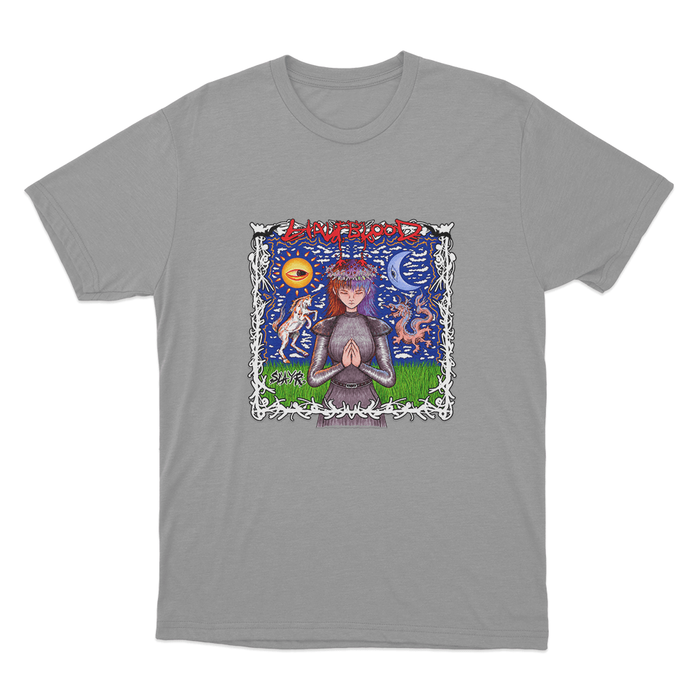 Slayr Half Blood Unisex T Shirt Grey Slayr Half Blood Unisex T Shirt Grey