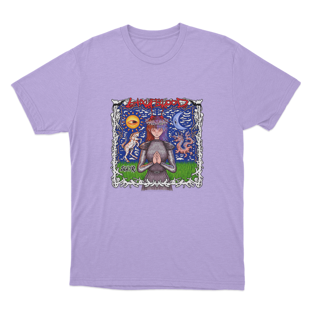 Slayr Half Blood Unisex T Shirt Purple Slayr Half Blood Unisex T Shirt Purple