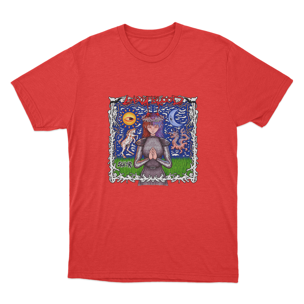 Slayr Half Blood Unisex T Shirt Red Slayr Half Blood Unisex T Shirt Red