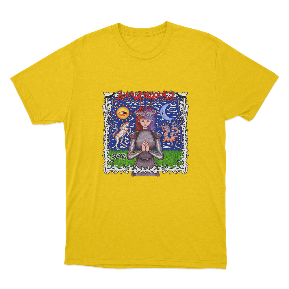 Slayr Half Blood Unisex T Shirt Yellow Slayr Half Blood Unisex T Shirt Yellow