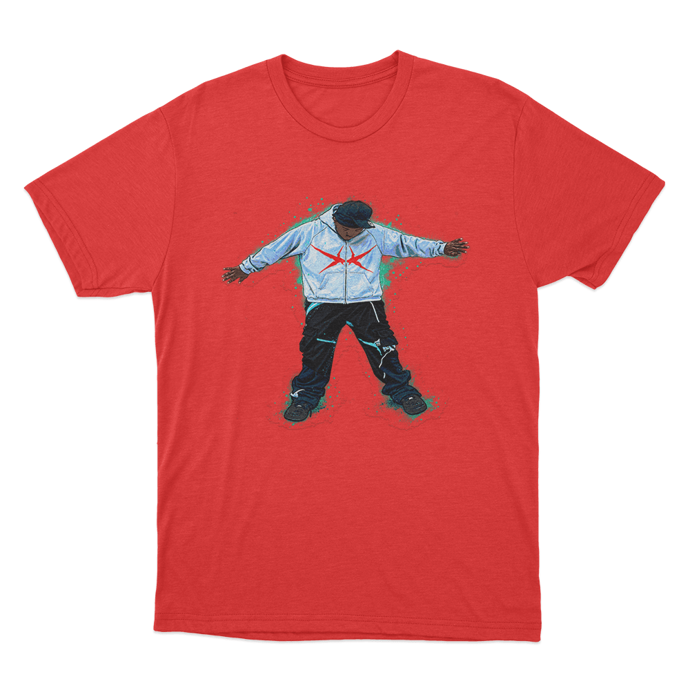 Slayr Streetwear Cartoon Unisex T Shirt Red Slayr Streetwear Cartoon Unisex T Shirt Red